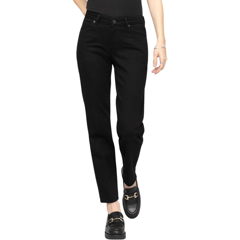 DUER  Performance Denim Girlfriend Jeans Women's W31 L28 Black DU/ER Stretch